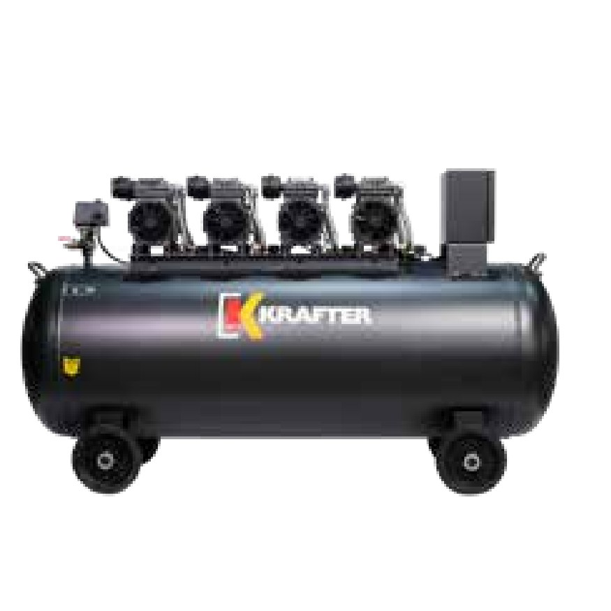 Compresor libre de aceite KRAFTER MZB 1100H-300 300 L