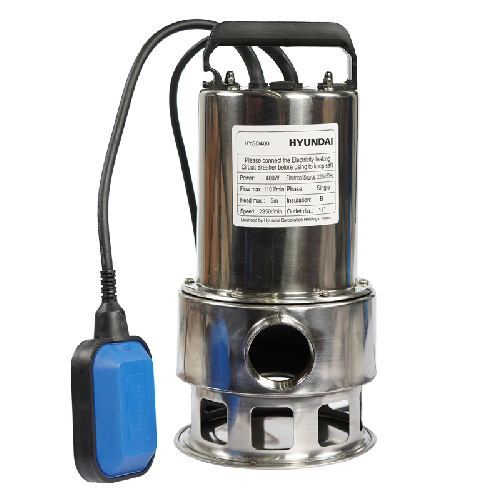Bomba de pozo profundo 4" monoblock Hyundai 82HY4SKM100M 1 HP - Imagen 3