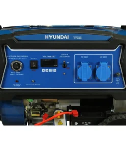 Alternative view of Generador a gasolina Hyundai 82HYG4950E 3,2/3,5 kW con ruedas