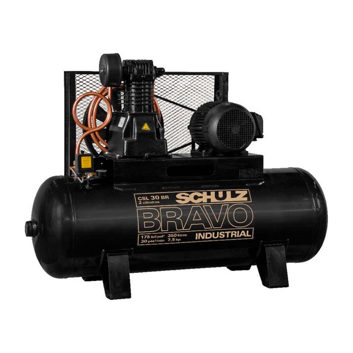 Compresor de aire Schulz CSL-30BR 7,5 HP 350 L 12 bar 30 CFM