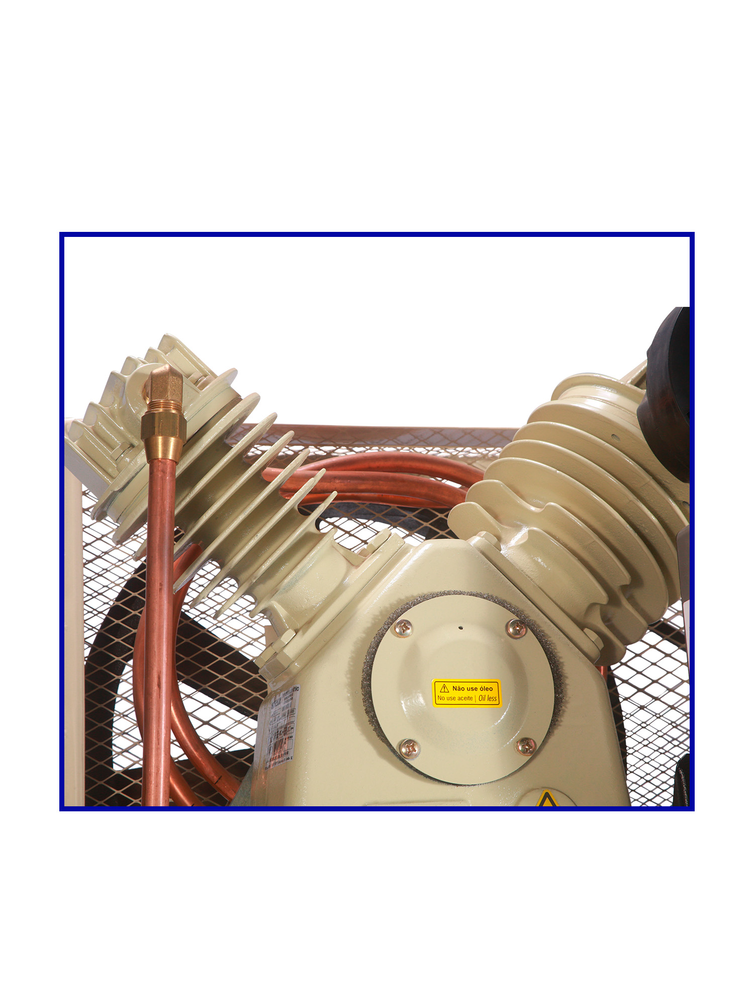 Compresor dental libre de aceite Schulz CSV-15V 3 HP 220 L 8,3 bar 380 V - imagen 5