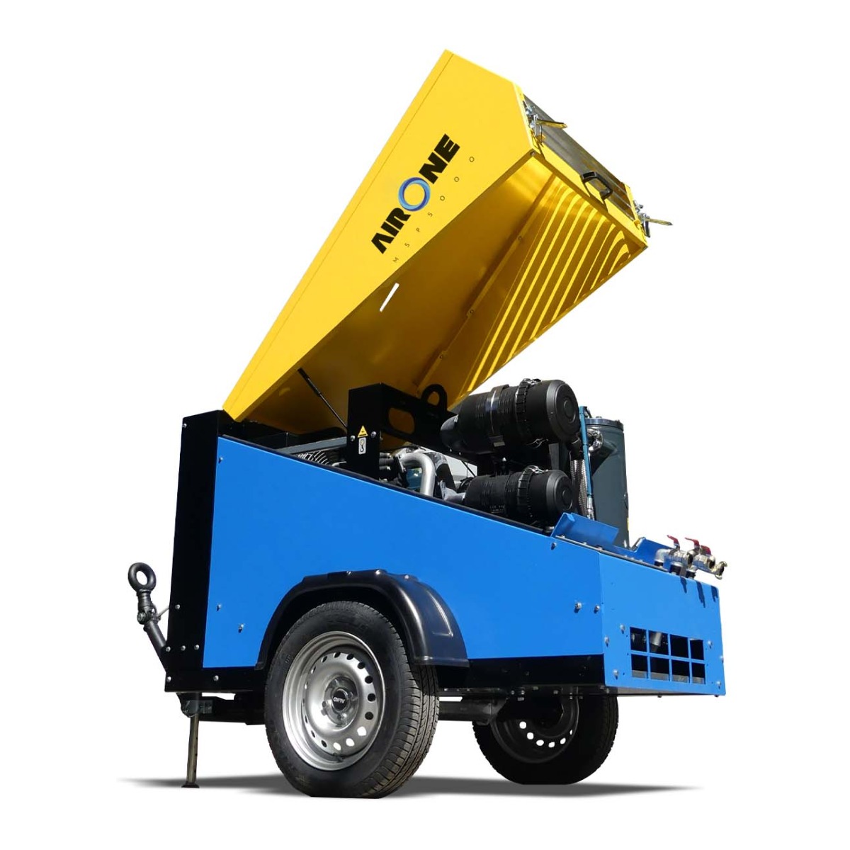 Compresor portátil diésel Airone 7 bar 185 CFM